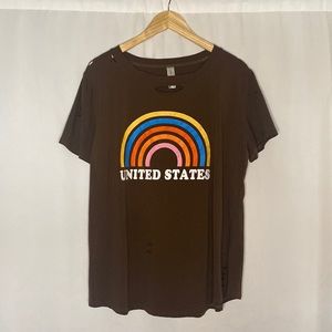 United States Distressed Tee